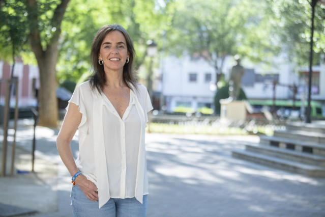 Archivo - Carmen F&uacute;nez, en entrevista con Europa Press