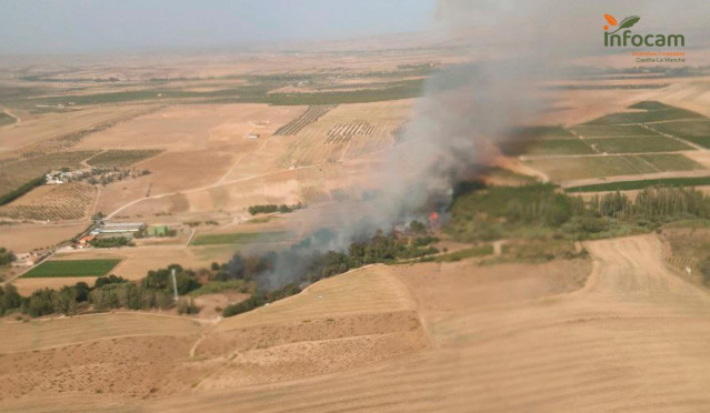 Incendio en Arcicóllar (Toledo)