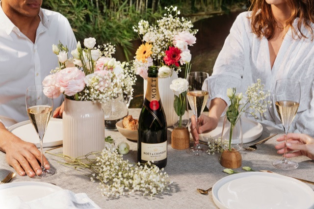 Botella de Moët & Chandon