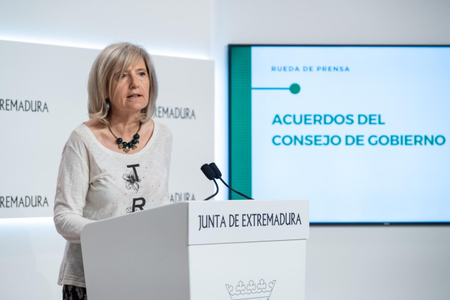La portavoz de la Junta, Victoria Bazaga, en una imagen de archivo.