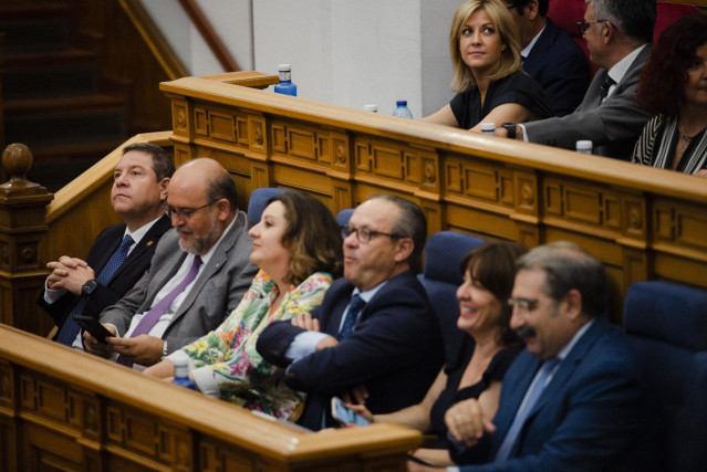 Archivo - García-Page, en el Parlamento de Castilla-La Mancha