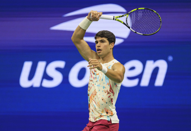 EuropaPress 5406017 29 august 2023 us new york spanish tennis player carlos alcaraz in action