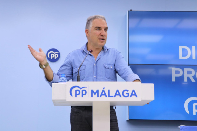 Archivo - El coordinador general del Partido Popular, Elías Bendodo.
