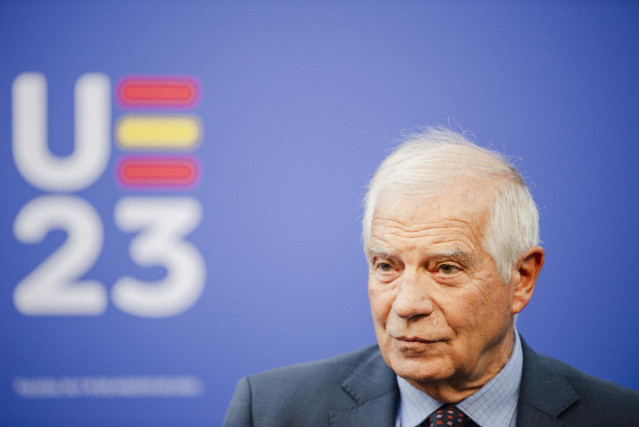 El Alto Representante para la Política Exterior y Seguridad de la UE, Josep Borrell, asiste a la Reunión Informal de Ministros de Asuntos Exteriores de la Unión Europea (UE), en la Antigua Fábrica de Armas de Toledo, a 31 de agosto de 2023, en Toledo, Cas