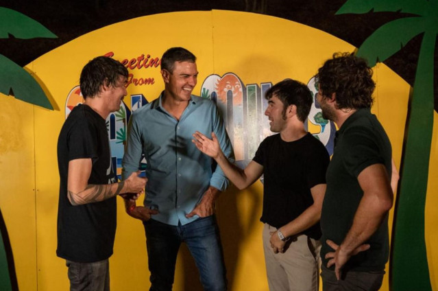 El presidente del Gobierno en funciones, Pedro Sánchez, acude al festival internacional de música indie 'Cala Mijas': 