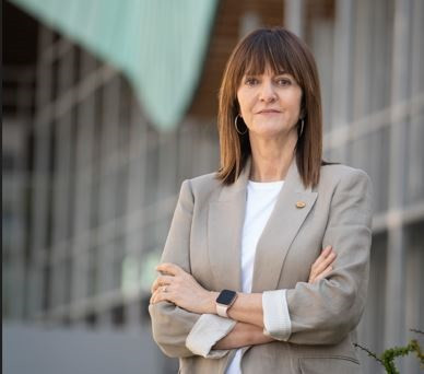 La vicelehendakari segunda del Gobierno Vasco y secretaria de Estudios y Programa del PSOE , Idoia Mendia