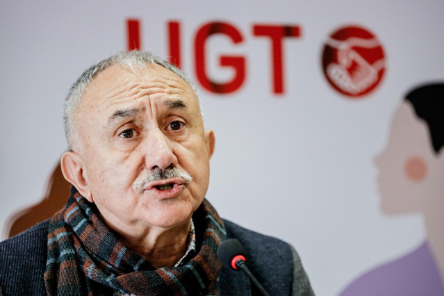Archivo - El secretario general de UGT, Pepe Álvarez