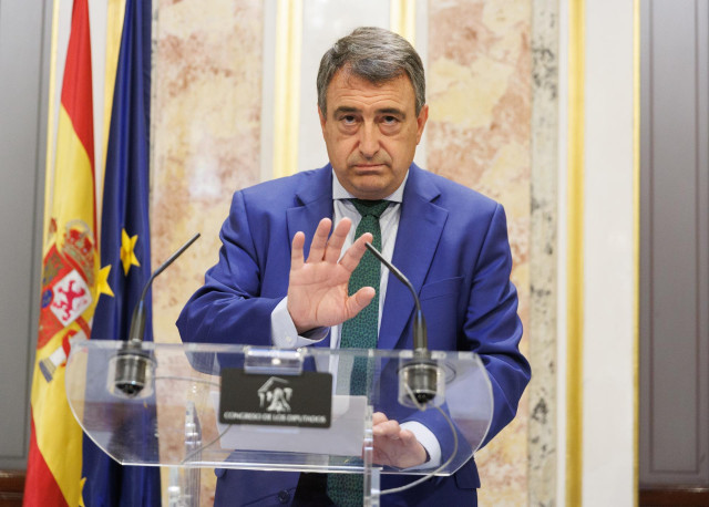 Imagen del portavoz del PNV en el Congreso, Aitor Esteban