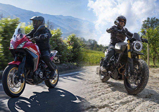 La Gama X-CAPE Y SEIEMMEZZO De Moto Morini.