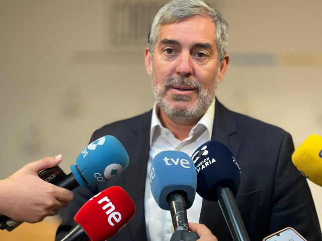 Archivo - El presidente de Canarias, Fernando Clavijo