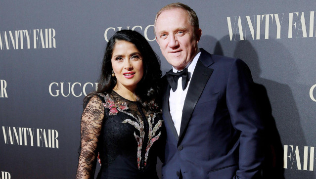 Archivo - Salma Hayek y François-Henri Pinault.