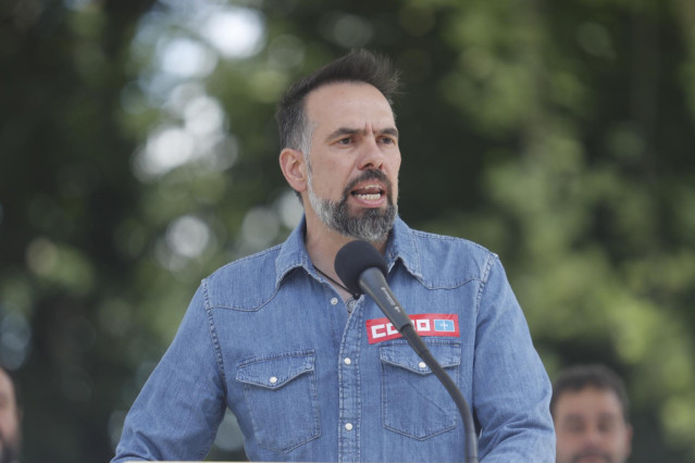 Archivo - El secretario general de CCOO Asturias, José Manuel Zapico.