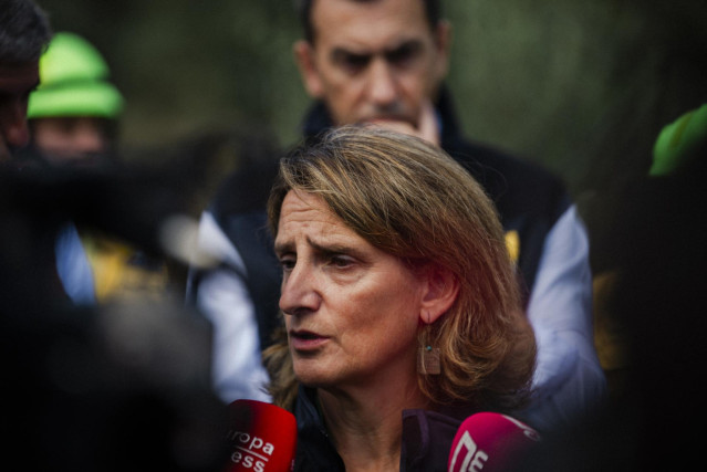 La vicepresidenta tercera del Gobierno y ministra para la Transición Ecológica y Reto Demográfico en funciones, Teresa Ribera