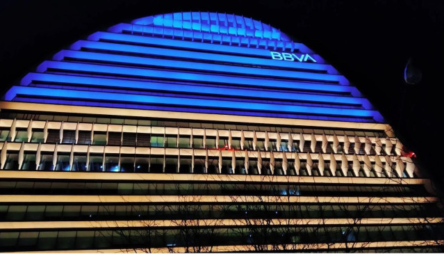 Archivo - Sede de BBVA