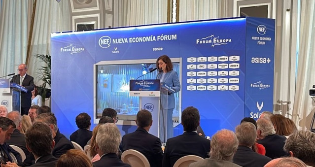 La presidenta de la Comunidad de Madrid, Isabel Díaz Ayuso