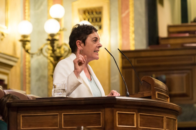 Archivo - La portavoz de EH Bildu en el Congreso de los Diputados, Mertxe Aizpurua