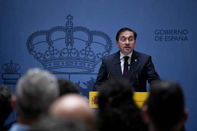 El ministro de Asuntos Exteriores, Unión Europea y Cooperación en funciones, José Manuel Albares, a 7 de septiembre de 2023, en Madrid (España).