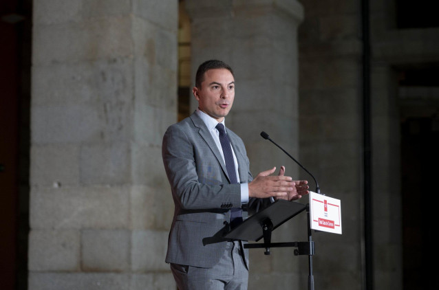 El portavoz del PSOE en la Asamblea de Madrid, Juan Lobato.