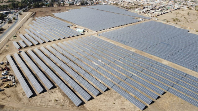Archivo - planta fotovoltaica de Grenergy en Chile