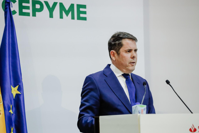 Archivo - El presidente de Cepyme. Gerardo Cuerva