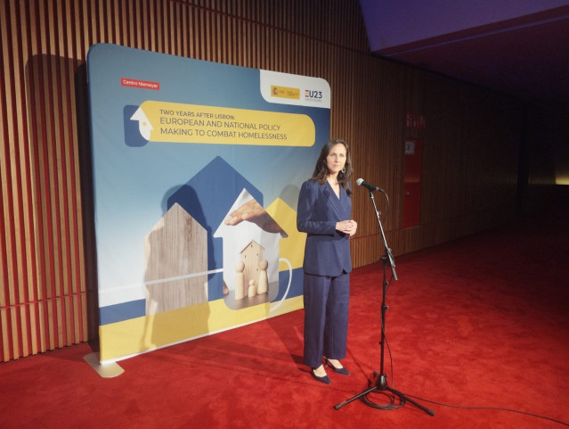 La ministra Ione Belarra en Avilés.