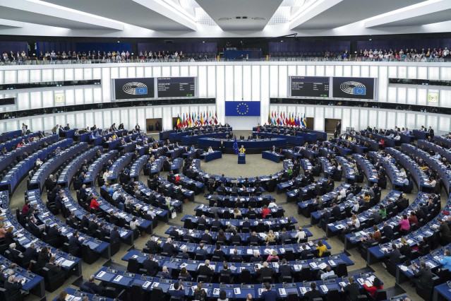 Archivo - Discurso del Estado de la Unión en el Parlamento Europeo.