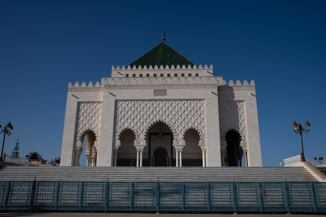 Archivo - Vista del Mausoleo de Mohamed V a 1 de febrero de 2023, en Rabat (Marruecos).