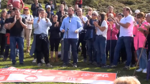 Intervención de Adrián Barbón en el Pozu Funeres