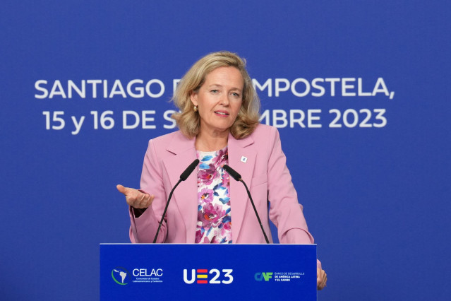 La vicepresidenta primera y ministra de Asuntos Económicos y Transformación Digital en funciones, Nadia Calviño.