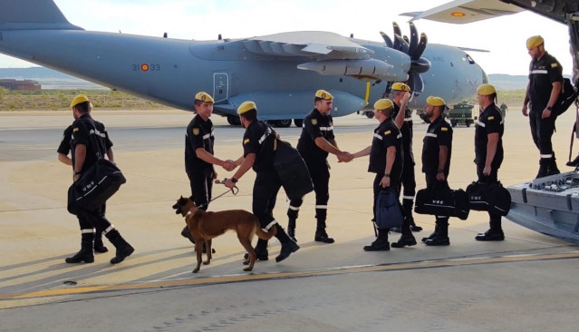 Regresa a España el equipo de la UME que se desplazó a Marruecos para ayudar en la labores de rescate por el terremoto