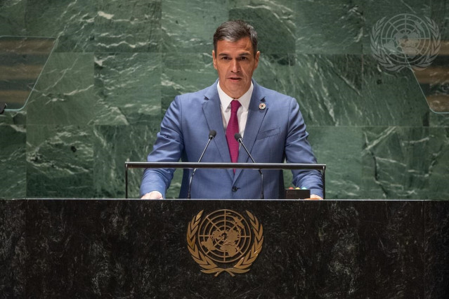 El presidente de España, Pedro Sánchez