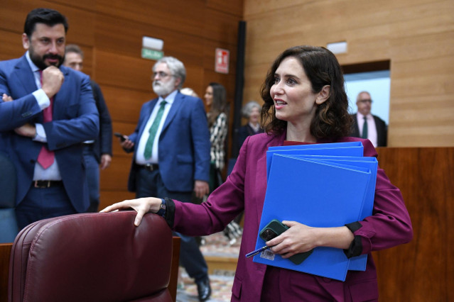 Archivo - La presidenta en funciones de la Comunidad de Madrid, Isabel Díaz Ayuso. Archivo.