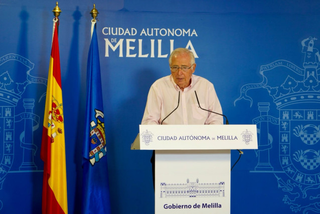 Juan José Imbroda, en rueda de prensa