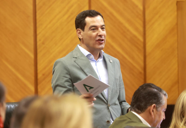 Archivo - El presidente de la Junta de Andalucía, Juanma Moreno