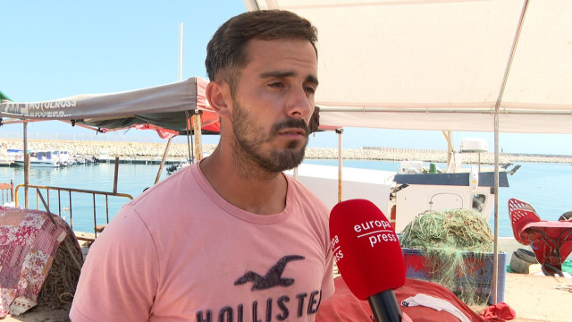 Jonathan Sánchez, pescador de La Línea y patrón de 'Mi Daniela', pide 