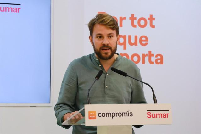 Archivo - El número dos por València de Compromís-Sumar al Congreso, Alberto Ibáñez