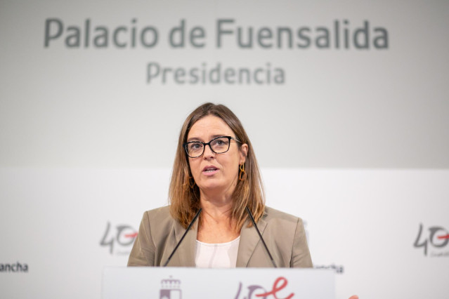 La portavoz del Gobierno de Castilla-La Mancha, Esther Padilla