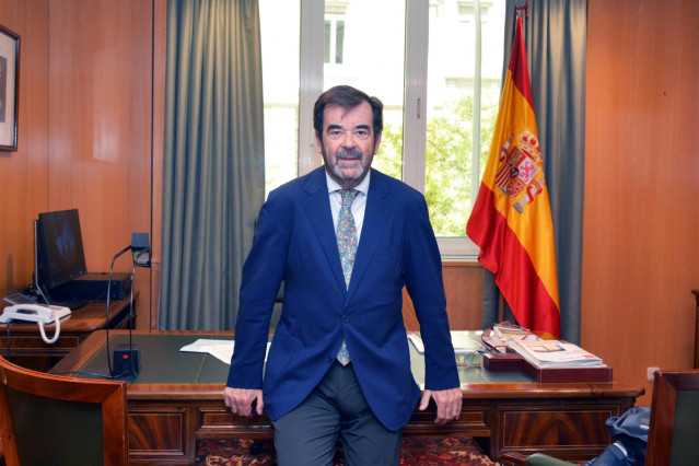 Archivo - El presidente suplente del Consejo General del Poder Judicial, Vicente Guilarte