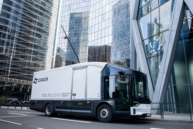 Archivo - El camión eléctrico de Volta Trucks, el Volta Zero