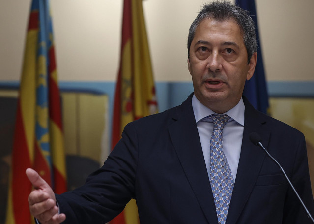 Archivo - El vicepresidente primero y conseller de Cultura y Deporte, Vicente Barrera, en una imagen de archivo.