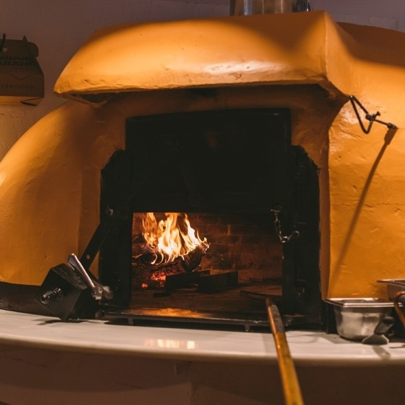 Horno de restaurante de Asador de Aranda