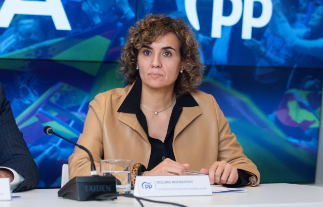 Archivo - La portavoz del PP en el Parlamento Europeo, Dolors Montserrat