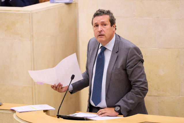 El diputado del PP Iñigo Fernández interviene en el Parlamento