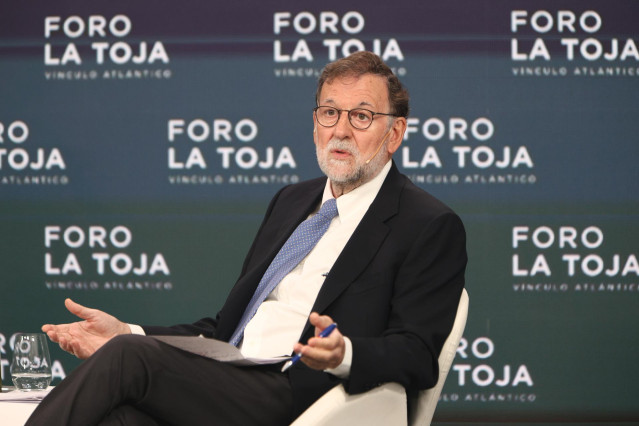 El expresidente del Gobierno Mariano Rajoy participa en el V Foro La Toja-Vínculo Atlántico, a 29 de septiembre de 2023, en la Isla de La Toja, O Grove, Pontevedra, Galicia (España). El ‘Foro la Toja – Vínculo Atlántico’, cumple este año su quinta edición