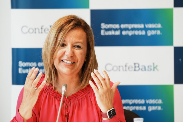 Archivo - La nueva presidenta de Confebask, Tamara Yagüe