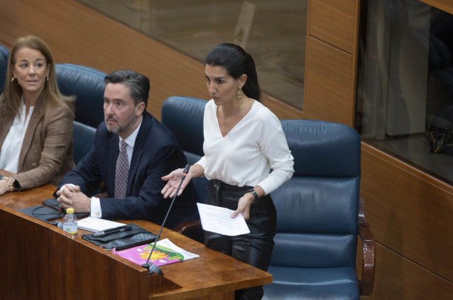La portavoz de Vox en la Asamblea de Madrid, Rocío Monasterio. Archivo.