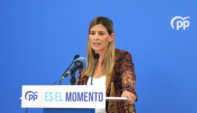 Archivo - La secretaria general y portavoz parlamentaria del Partido Popular de Castilla-La Mancha, Carolina Agudo