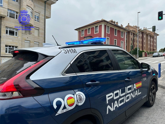 Coche de la Policía Nacional.