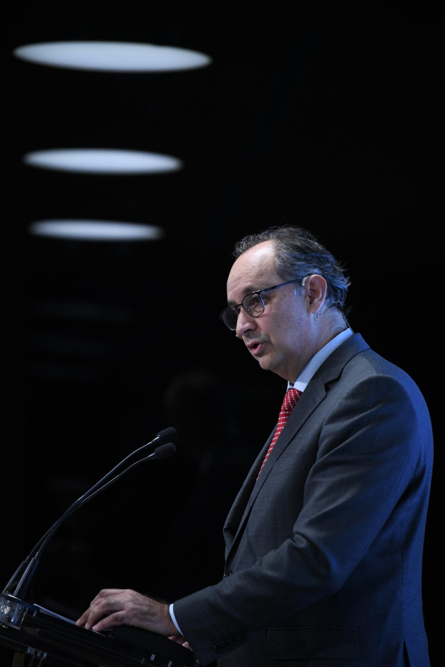 El consejero de Digitalización de la Comunidad de Madrid, Miguel López-Valverde Argüeso, en el  Auditorio 