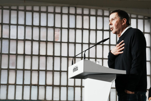 Archivo - El coordinador general de EH Bildu, Arnaldo Otegi,